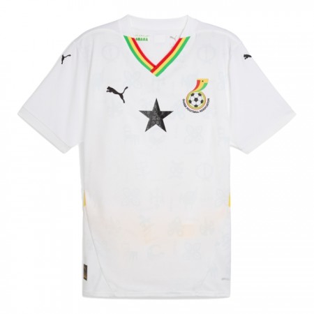 Camiseta de fútbol Ghana 1ª equipación 2024-25 Camiseta de fútbol Ghana 1ª equipación 2024-25